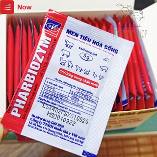 1 GÓI MEN TIÊU HÓA CHO CHÓ MÈO 5G/GÓI Phụ kiện Long Vũ