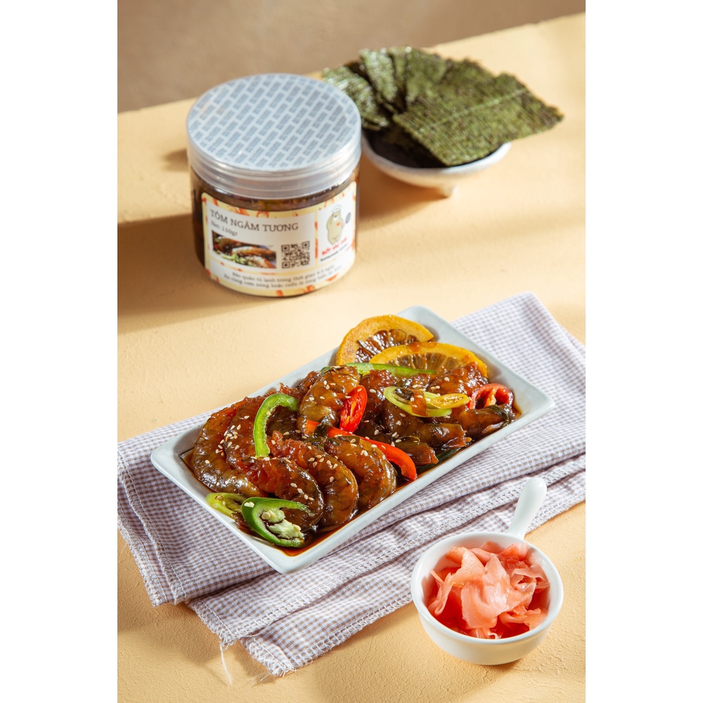 Tôm ngâm tương hũ nhỏ 150gr
