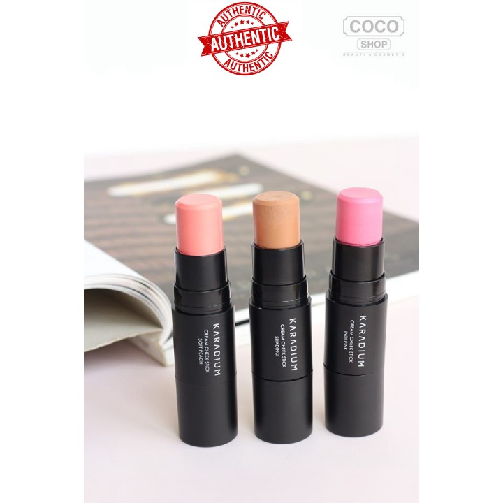 [Mã giảm giá tích lũy] MÁ HỒNG KEM DẠNG THỎI KARADIUM CREAM CHEEK STICK [Coco Shop]