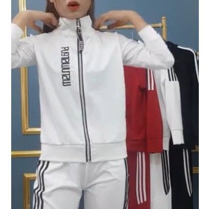 Bộ thể thao kéo khóa chất umi 350