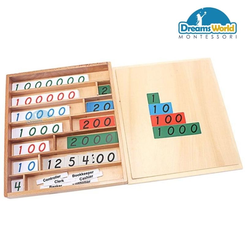 Trò Chơi Ngân Hàng Giáo Cụ Montessori - PVC Bank Game