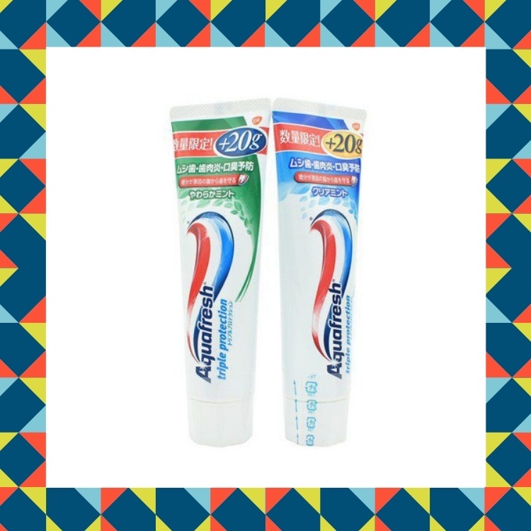 Kem đánh răng Aquafresh 160g nội địa Nhật.