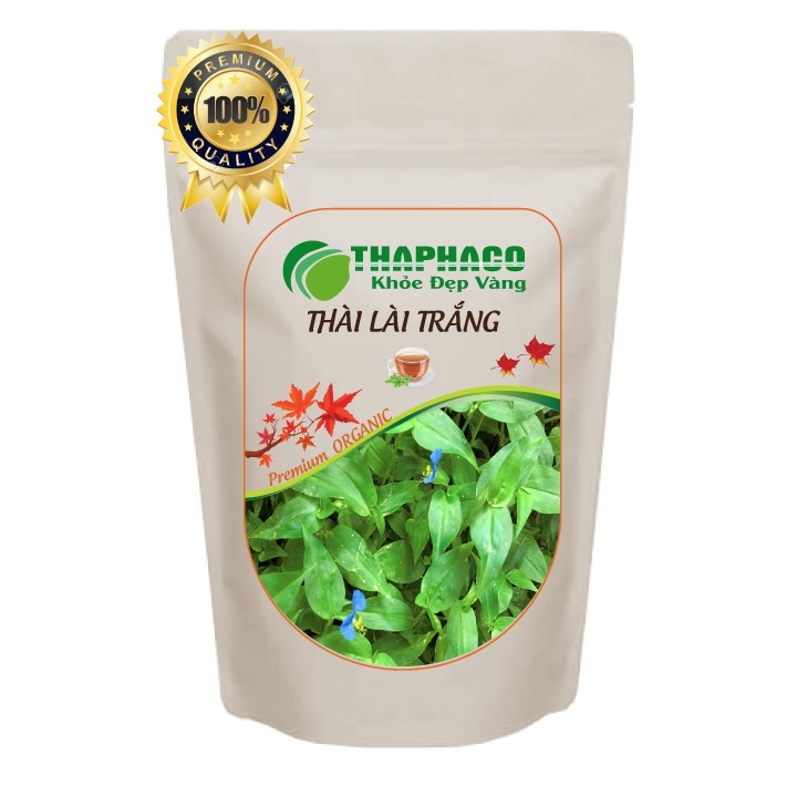 Thài Lài Trắng Sấy Khô Nguyên Chất - Hàng Loại 1 - Túi Zip 100gram