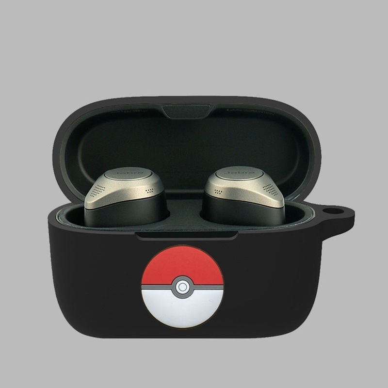 Vỏ Bảo Vệ Hộp Sạc Tai Nghe Jabra Elite 85T Chất Liệu Mềm Màu Trơn Họa Tiết Hoạt Hình