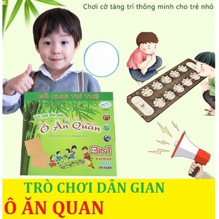 Bộ đồ chơi cờ vây kiêm cờ cá rô , ô ăn quan 3 trong 1