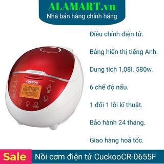 Mua Nồi cơm điện Cuckoo CR-0655F (1.08L) dùng cho 2-4 người ăn nấu 0.5kg gạo