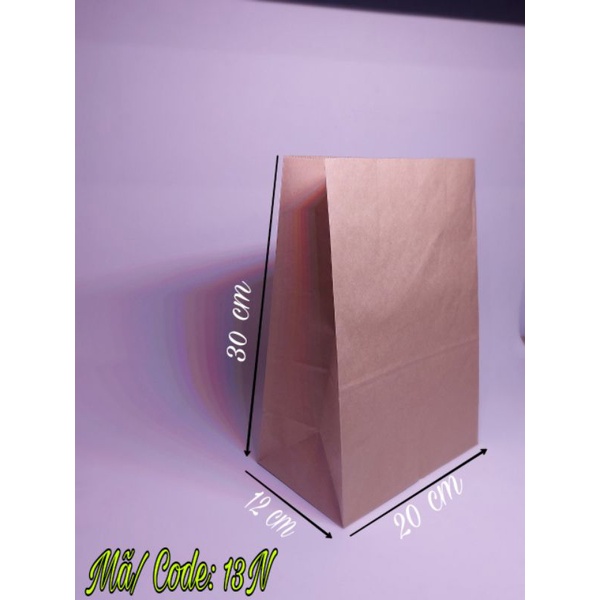 100 túi giấy kraft