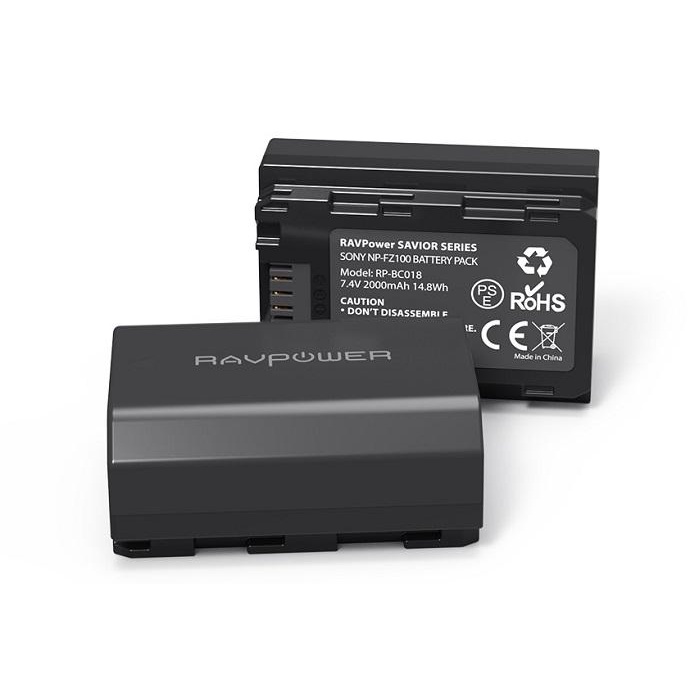 Pin Máy Ảnh Sony Np Fz100 Ravpower - Chính hãng