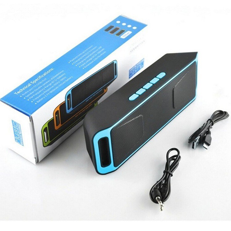 Loa Bluetooth Nghe Nhạc Nhập Khẩu Nhật Bản SC208, Loa Đôi, Âm Thanh Trung Thực Kết Nối Nhanh