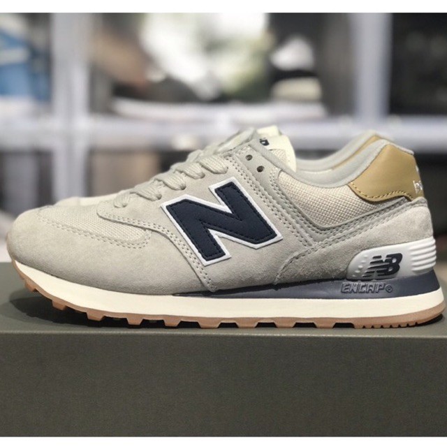 Giày thể thao Giày Sneaker nam nữ Newbalance 574 xám sẫm