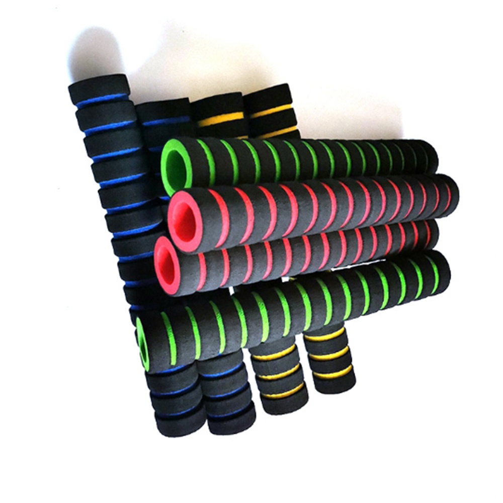 1 Cặp vỏ bọc tay lái xe đạp/xe máy bằng xốp mềm siêu nhẹ dài 22cm chống trượt nhiều màu