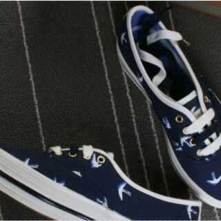 Giày Keds Nữ Trắng Cánh Chim Én