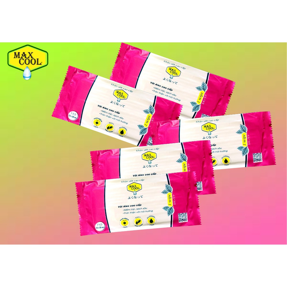 40 cái khăn ướt MAX COOL - Vải ALex