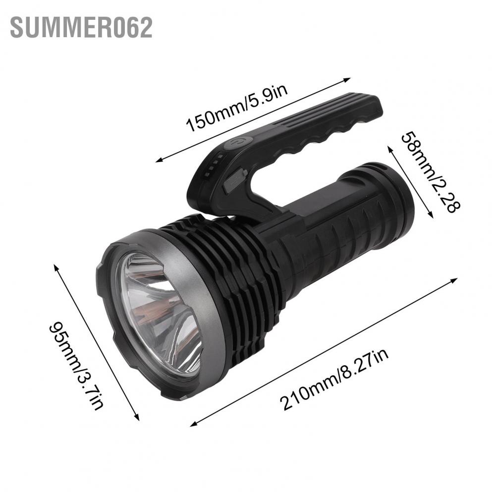 Đèn pin ánh sáng đôi chống thấm nước thiết kế di động tiện lợi cho ngoài trời