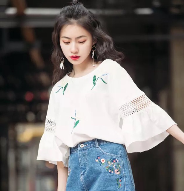 Áo tay lỡ , dáng điệu xinh tươi cho các nàng ! Có size đến 2XL