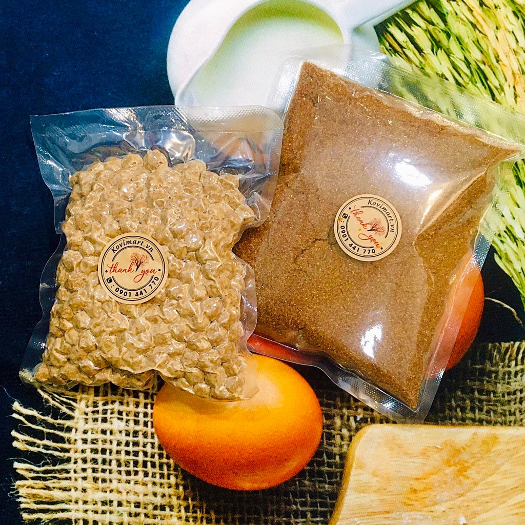 Combo Trân Châu Kèm Đường Đen 200G