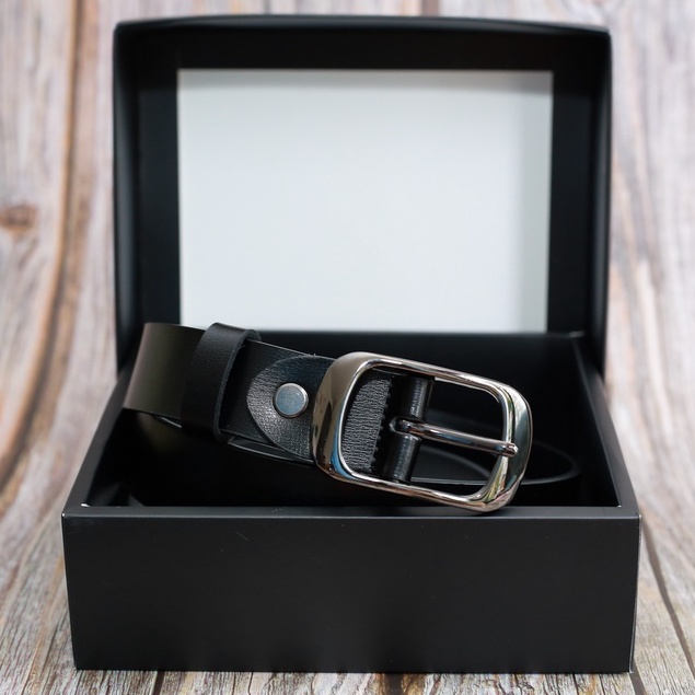 Thắt Lưng Nam Unisex Da Bò ForD Loki Accessories Màu Đen Đẹp Bản Nhỏ Nam Nữ Phong Cách Hàn Quốc Cao Cấp