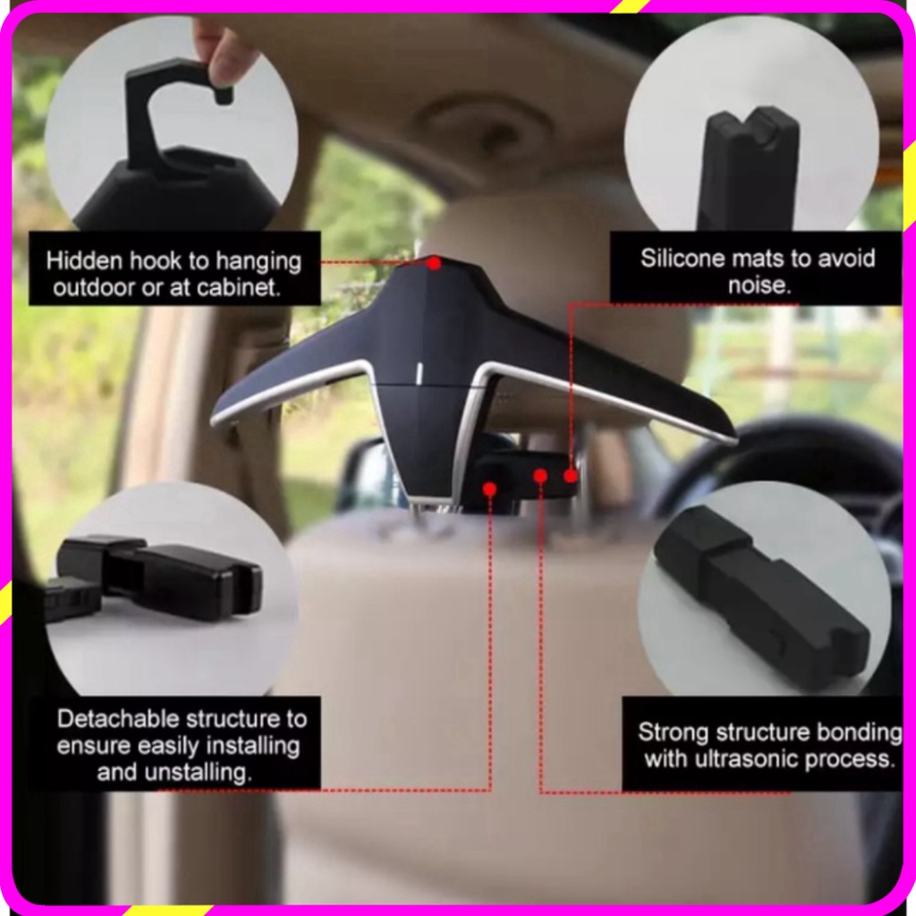 Móc treo quần áo Vest, Com Lê trên ô tô nhãn hiệu Joyart