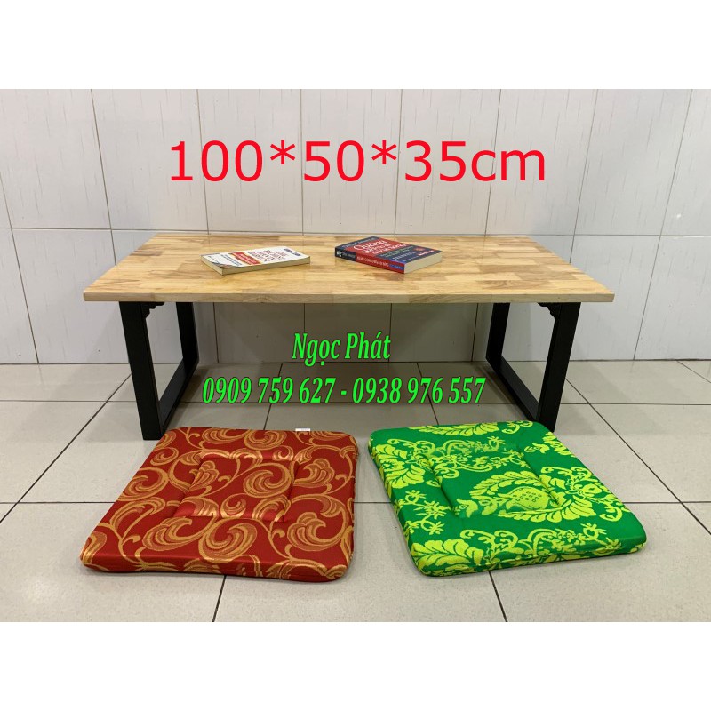 Bàn Ngồi Bệt Kiểu Nhật Gỗ Cao Su Đủ Size - NGỌC PHÁT | BigBuy360 - bigbuy360.vn