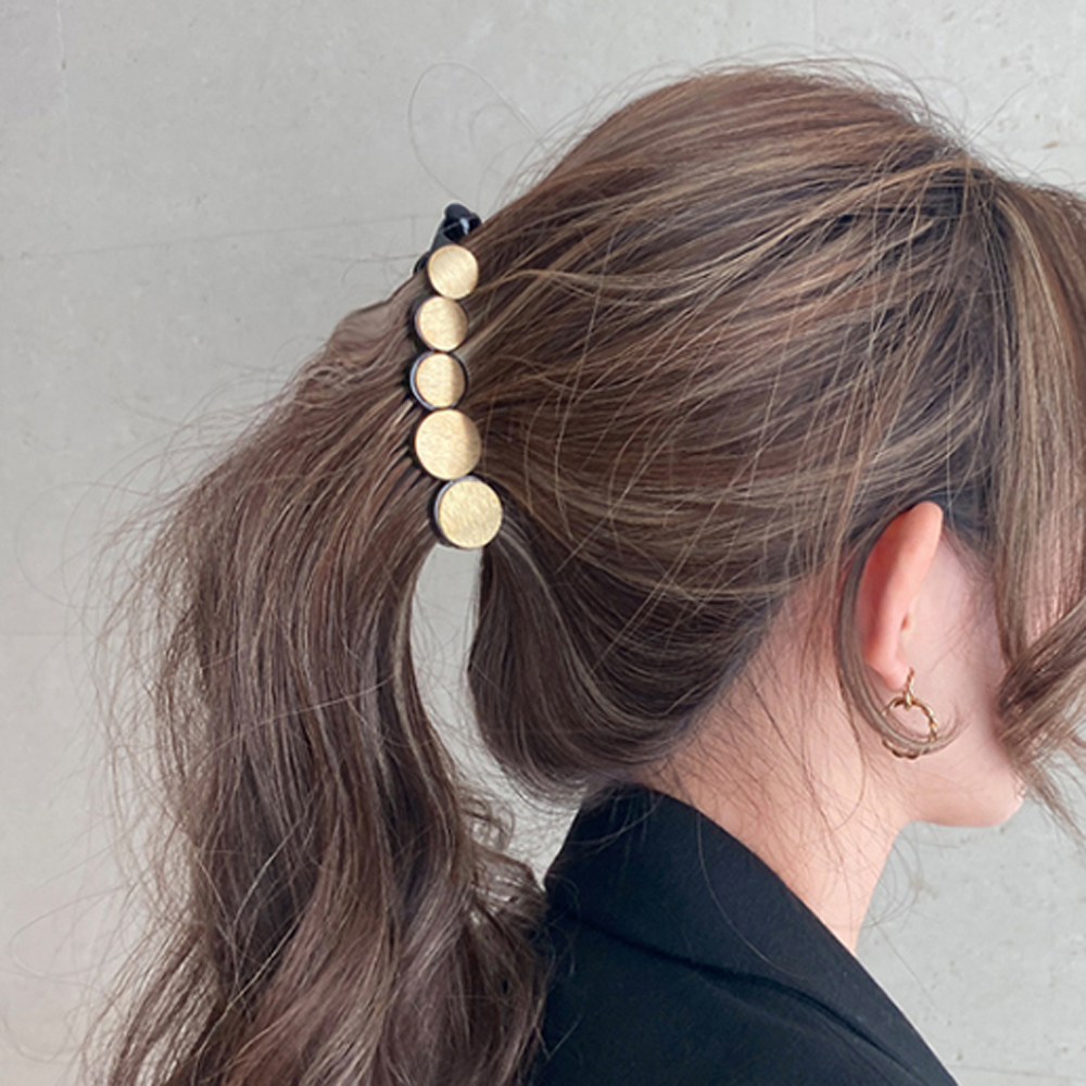 Kẹp Tóc Kim Loại Cỡ Lớn Thời Trang Thu Đông Cho Nữ