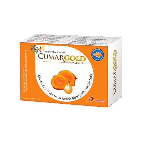 CumarGold - Giải pháp hỗ trợ đau dạ dày - Hộp 30 viên