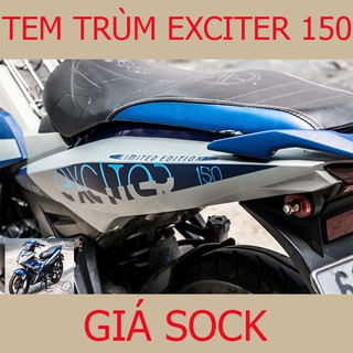 Tem Trùm Xe Exciter 150 Ex ( mẫu mới năm nay )