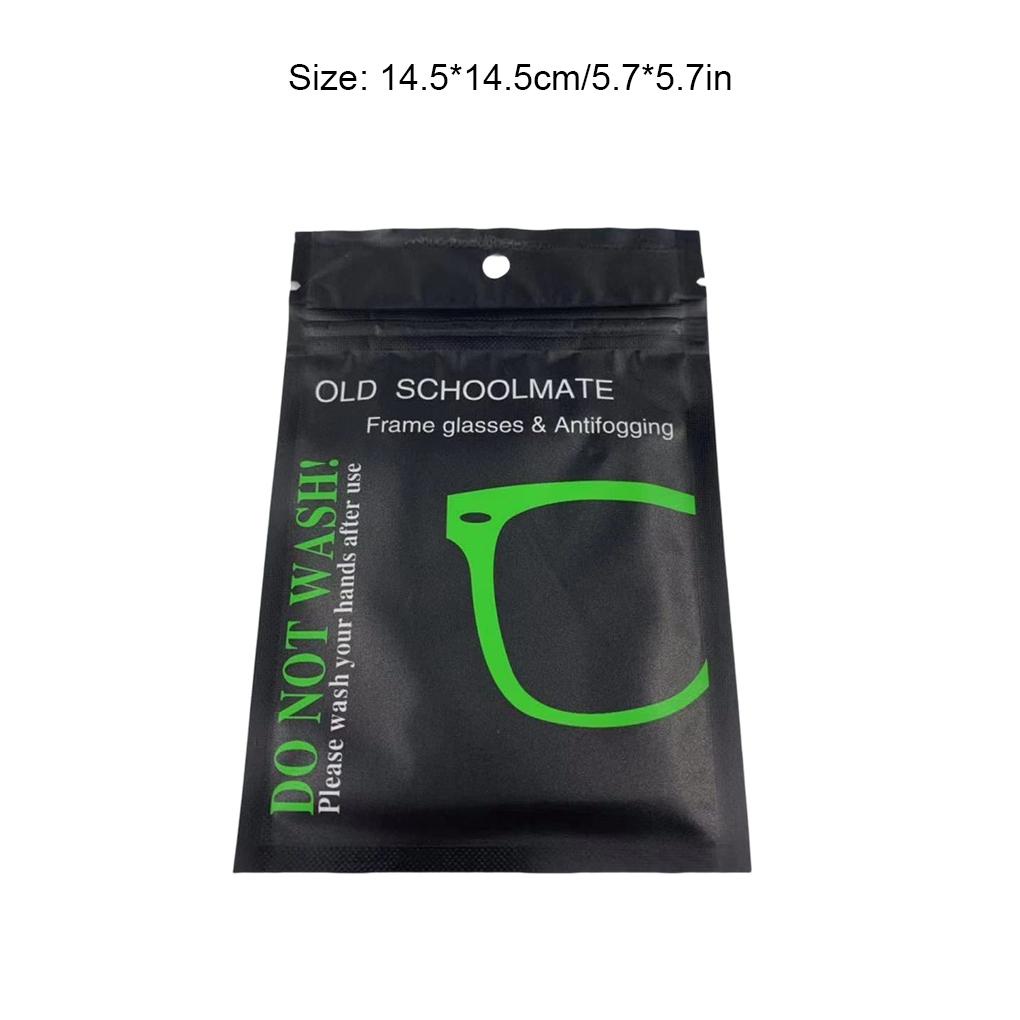 Bộ 50 Khăn Lau Kính Chống Sương Mù Đa Năng Có Thể Tái Sử Dụng