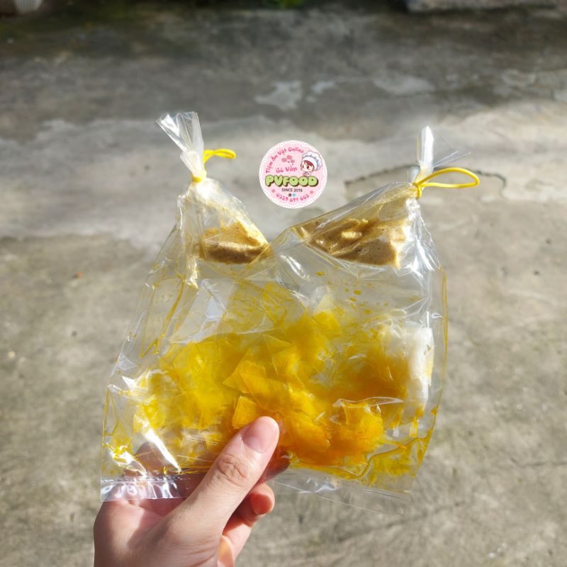 Xâu 10b bánh tráng dầu muối bột tuổi thơ