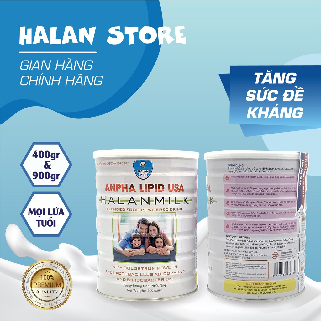 Sữa non Anpha Lipid USA 900g - Giúp tăng sức đề kháng, phục hồi nhanh sức khỏe | BigBuy360 - bigbuy360.vn