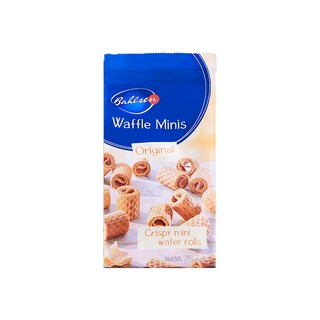 Bánh xốp cuộn bơ, cacao minis Bahlsen Đức 75g, lớp xốp cuộn siêu mỏng siêu giòn