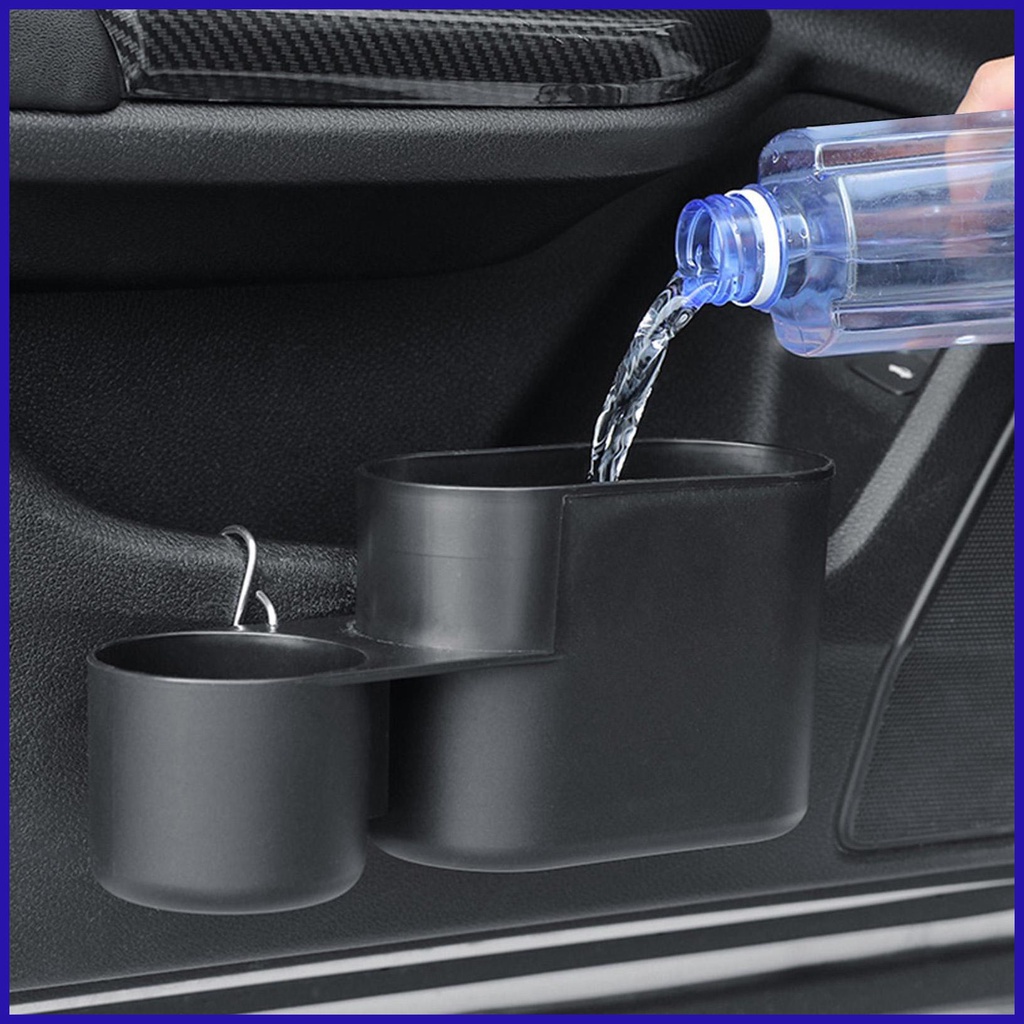 Giá Đỡ Cốc Nước 2 Trong 1 Thiết Kế Dạng Nhấn Chống Nước Chống Mài Mòn Cho Xe Hơi