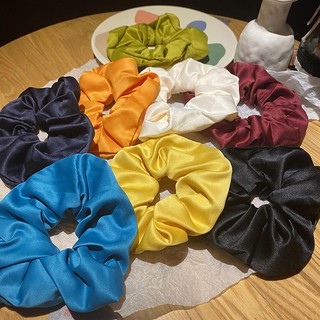 Cột Tóc Vải Scrunchies - Dây Buộc Tóc Vải Phi Các Màu Vintage Mới