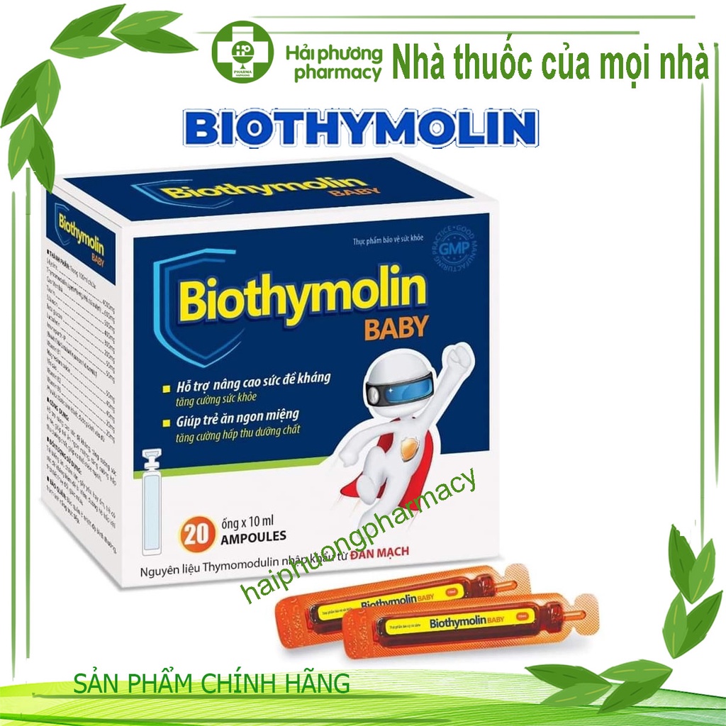 Biothymolin baby giúp bé tăng đề kháng,tăng miễn dịch tự nhiên cho bé.dạng gói pha
