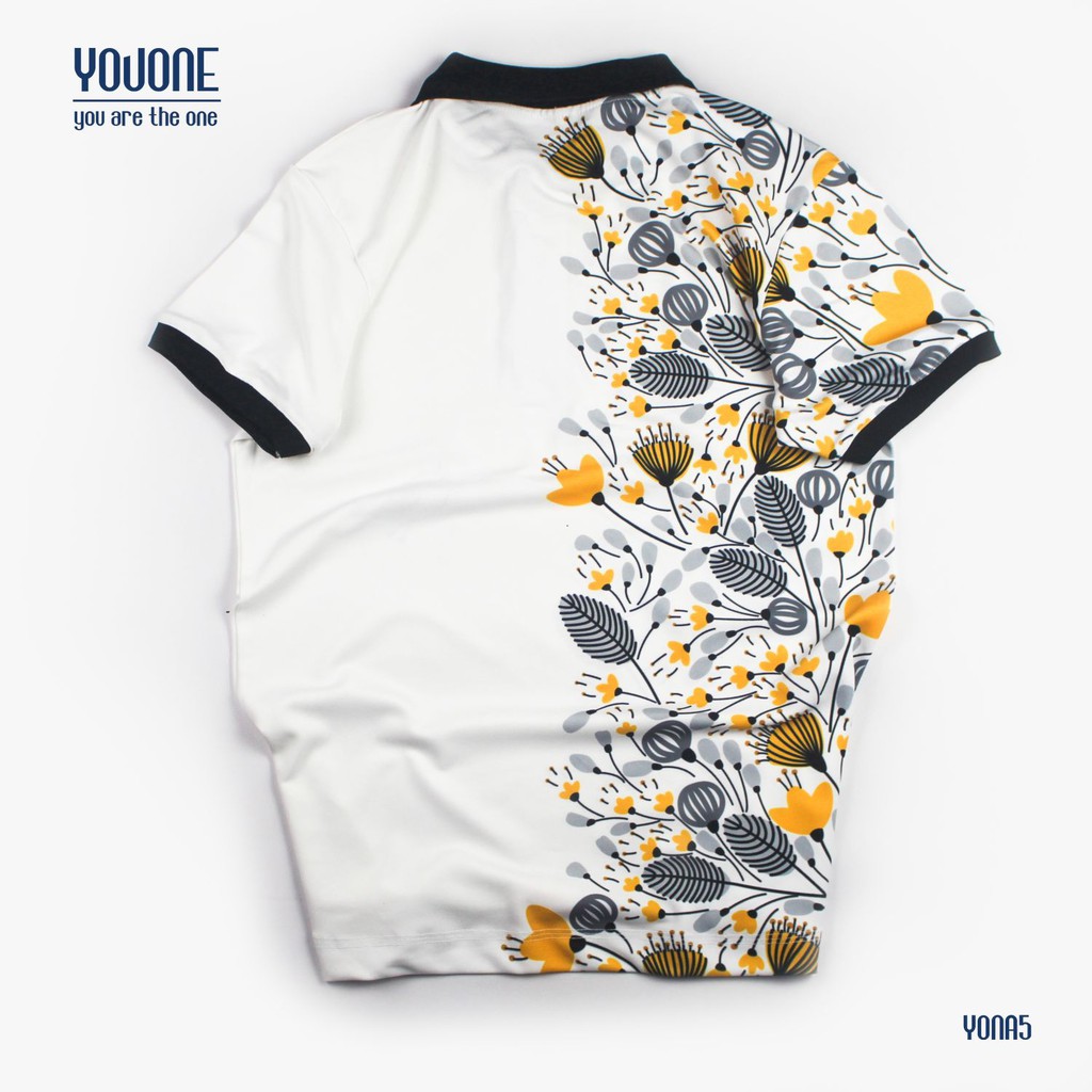 Áo polo nam cổ bẻ YOUONE Floral Bird