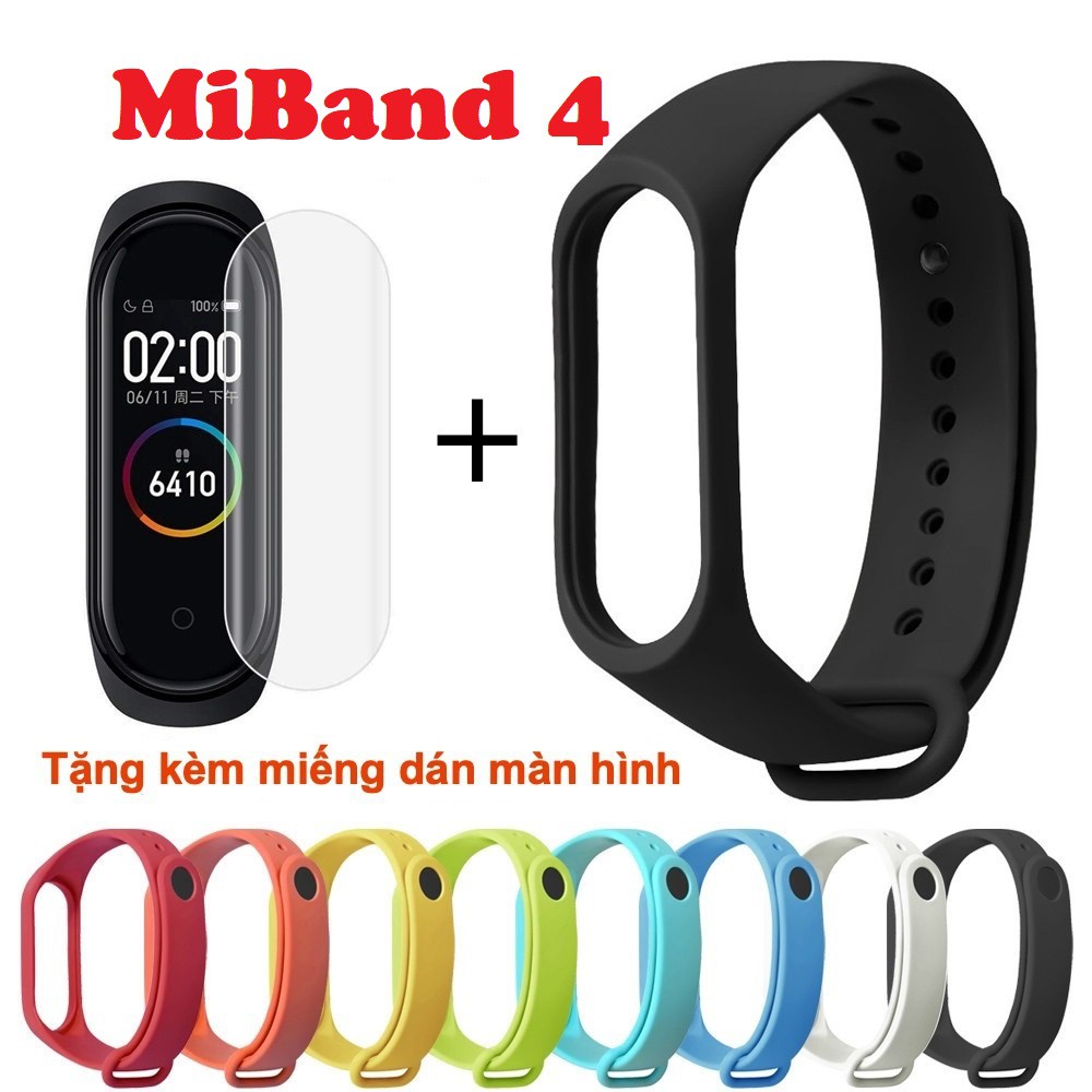 Dây đeo thay thế Miband 4 [ Tặng Dán Màn Hình ]