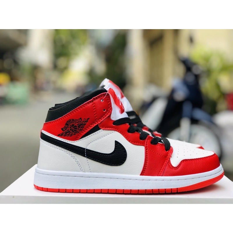 ✔️GIÀY JORDAN 1 HIGH ĐỎ- TRẮNG-ĐEN nam nữ | BigBuy360 - bigbuy360.vn