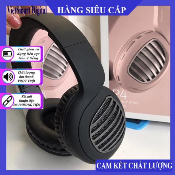 Tai nghe chụp tai bluetooth chống ồn, Siêu bass treble cực hay, tai nghe không dây Model P4