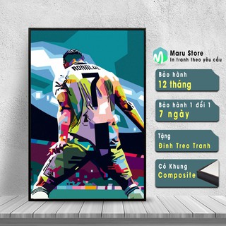 Tranh Cr7 Treo Tường, 7 Bảy Siêu Đẹp, Chuyên Trang Trí Góc Gaming Hay Phòng Net