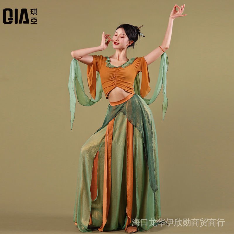 Đầm Sườn Xám Phối Khăn Choàng Chống Chói Hóa Trang Cổ Điển Cho Nữ Vải May Vá Chuyên Dụng Chất Lượng Cao