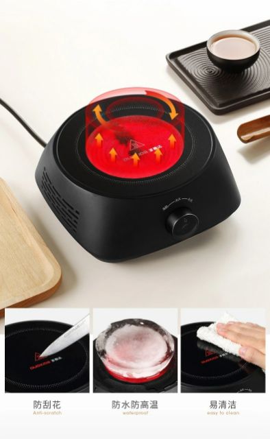 Bếp điện đa năng đun nấu ấm thủy tinh, nồi sứ, sắt, inox hàng nội địa Trung xịn giá canh sale