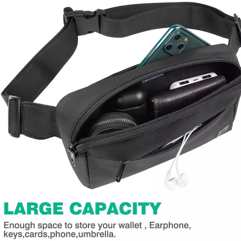 TÚI WIWU ALPHA CROSS BODY ĐEO HÔNG