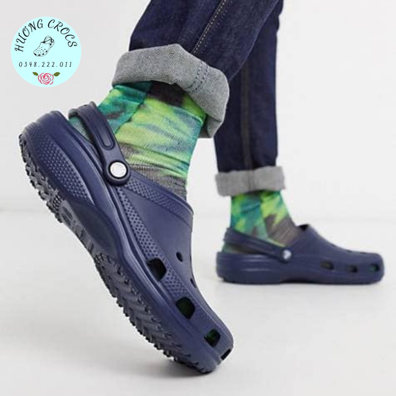 Sục croc.s, dép sục nhựa đi mưa, sục band classic siêu êm mềm nhẹ, chống trơn trượt cho nam nữ
