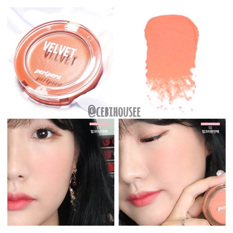 Phấn Má Periprra Pure Blushed Sunshine Cheek 4.2g