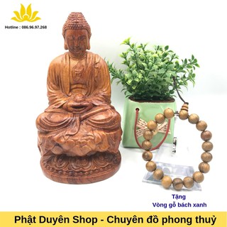 Tượng phật A Di Đà gỗ hương cao cấp