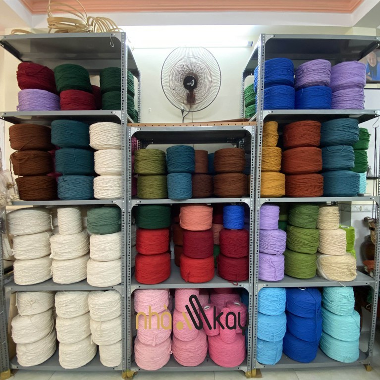 200 gram Dây Thừng macrame Màu 3 Xoắn 3mm, 5mm