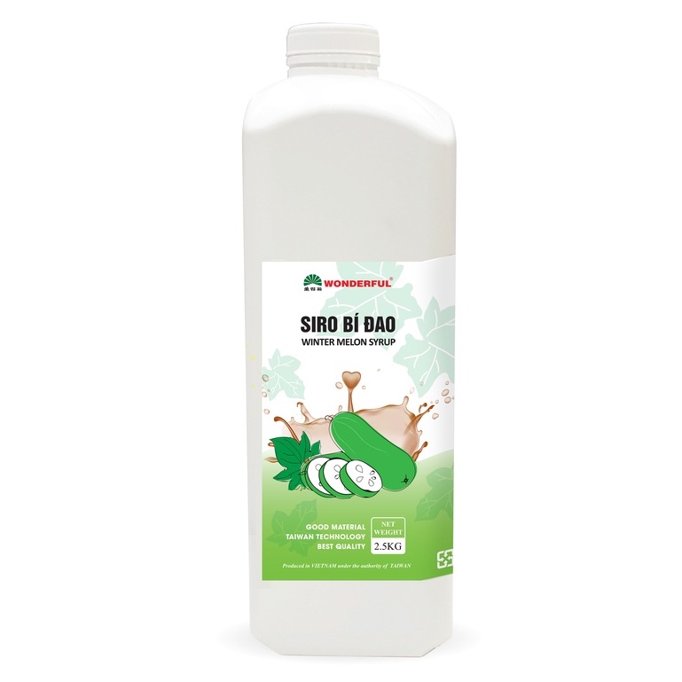 Siro Syrup Bí Đao Wonderful Bình 2kg5