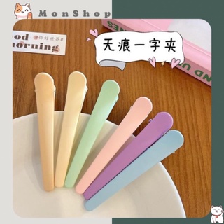 Kẹp tóc mỏ vịt nhiều màu pastel