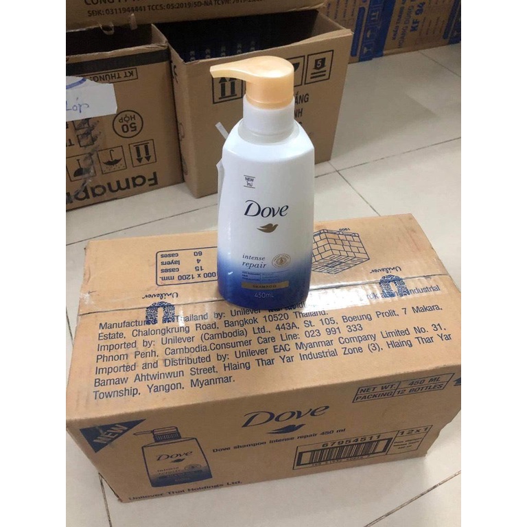 Dầu Gội Dove 450ml Xanh Mây
