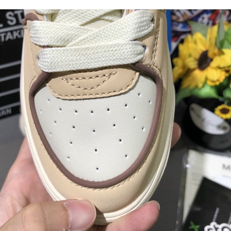 Giày MLB Chunky Liner Boston Red Sox Màu Nâu in chữ B