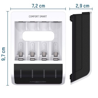 Đốc sạc Ansmann cho pin AA/AAA cổng USB